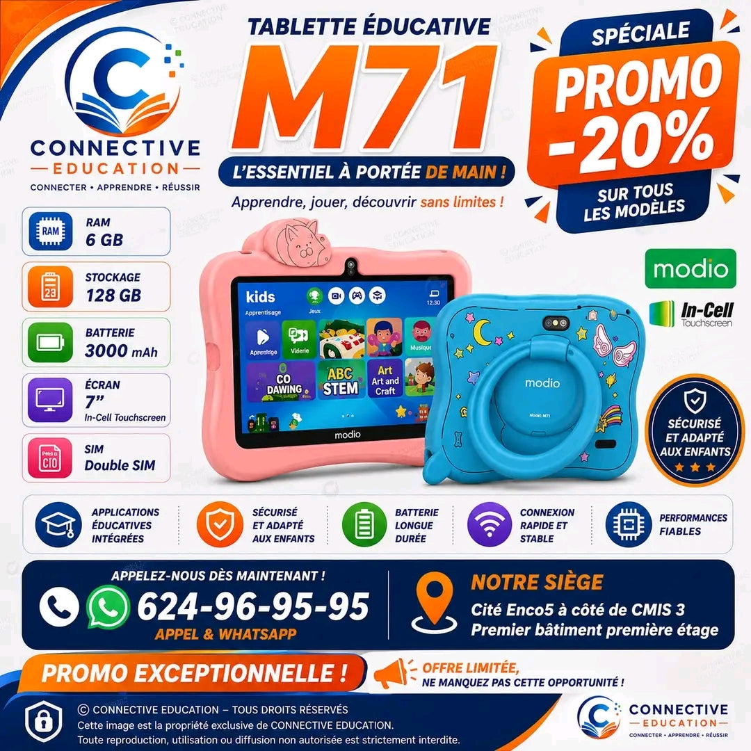 TABLETTE ÉDUCATIVE MODIO M71